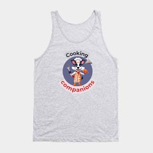 Funny Dog Chef - Cooking Companions Apron Tank Top